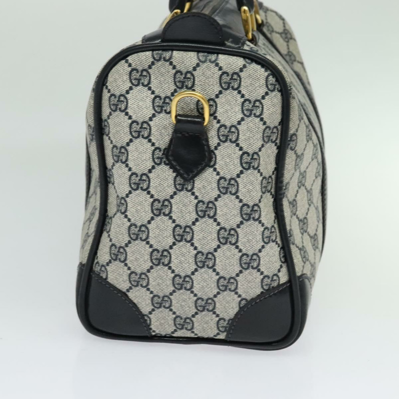 【日本直送】GUCCI GG Supreme 手提包 PVC 兩用款 海軍藍金色 正品 125980-2