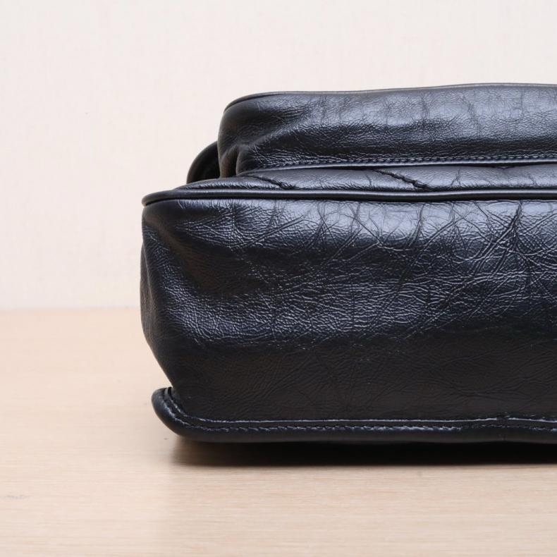SAINT LAURENT(聖羅蘭) Niki 中號 28 黑色 銀扣-3
