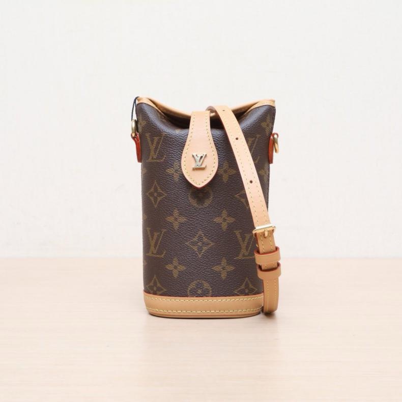 LOUIS VUITTON(路易威登) Fold me 薯條包 PVC 晶片 老花-0
