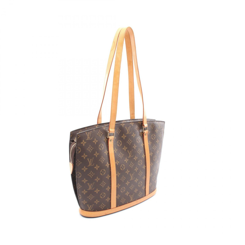 LOUIS VUITTON Babylon Monogram 單肩包 M51102 PVC 塗層帆布皮革棕色二手女士包-1