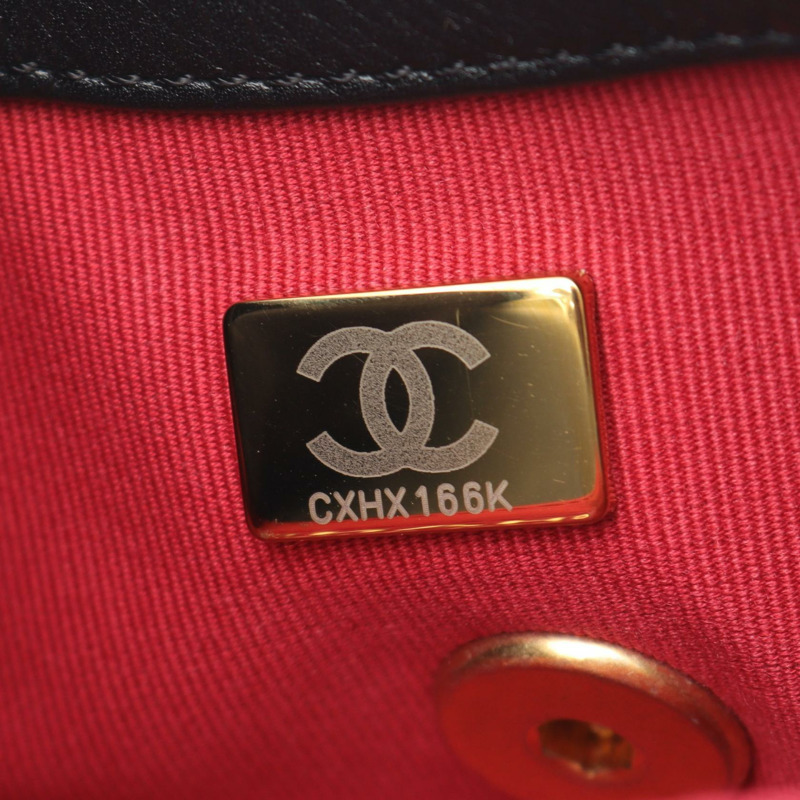 CHANEL Matelasse 小號翻蓋鏈條單肩包 AS2831 羔羊皮 GHWBK 二手-4