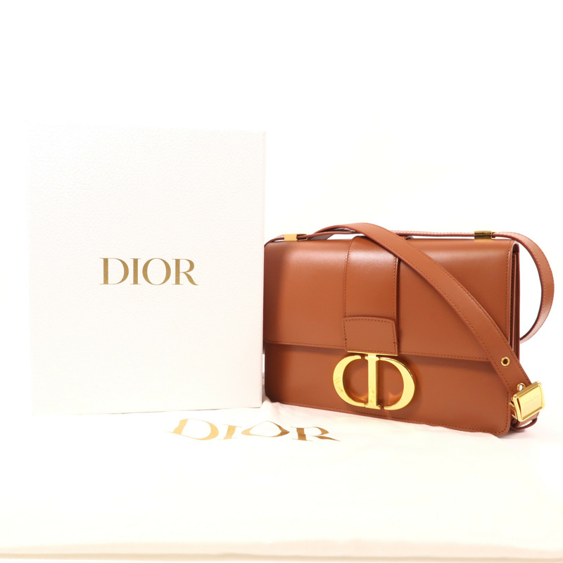 Dior 牛皮皮革30 Montaigne金扣肩背袋-12