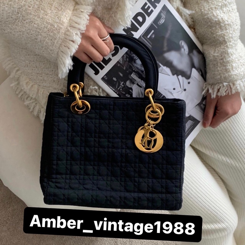 Lady Dior 布面黛妃包-3