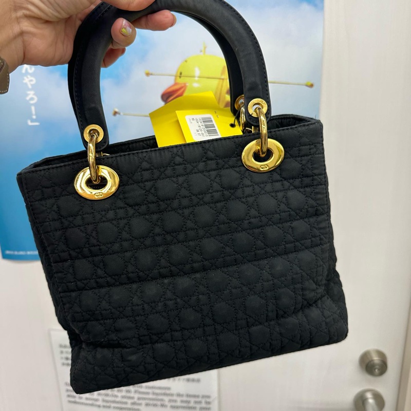 Lady Dior 布面黛妃包-10