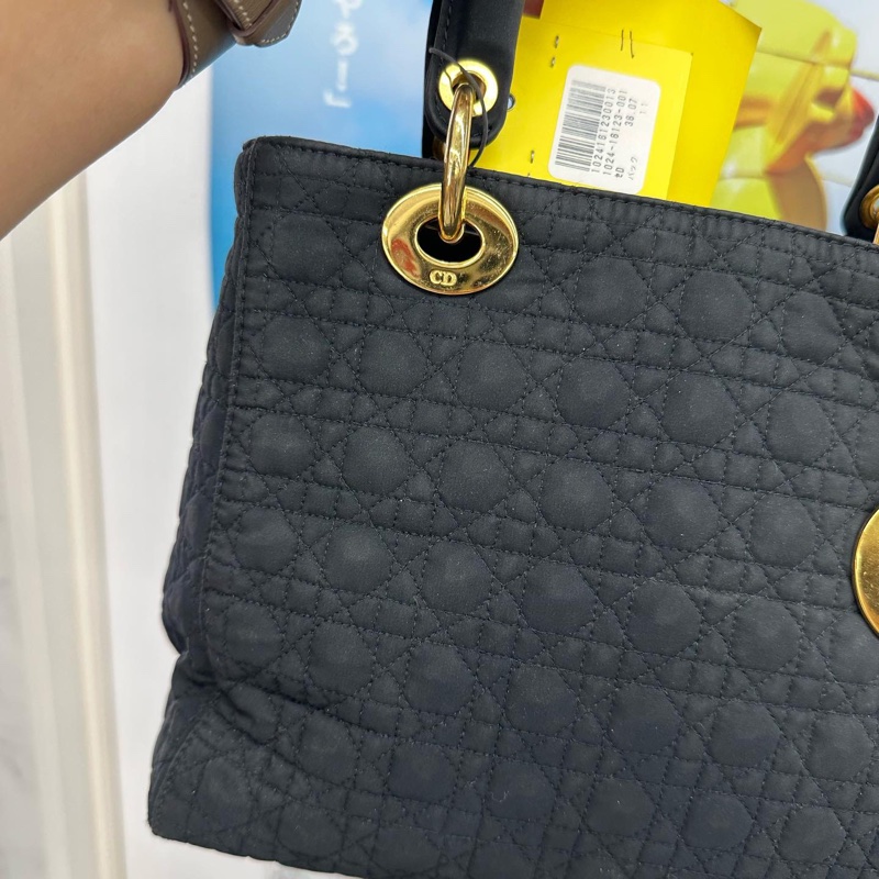 Lady Dior 布面黛妃包-11