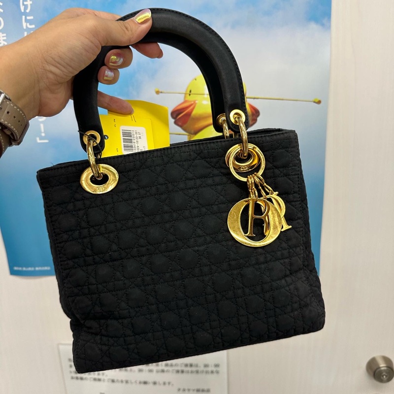 Lady Dior 布面黛妃包-16