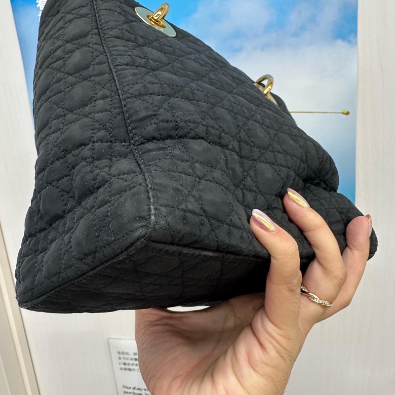 Lady Dior 布面黛妃包-18