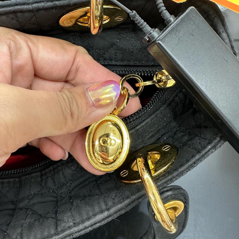 Lady Dior 布面黛妃包-23