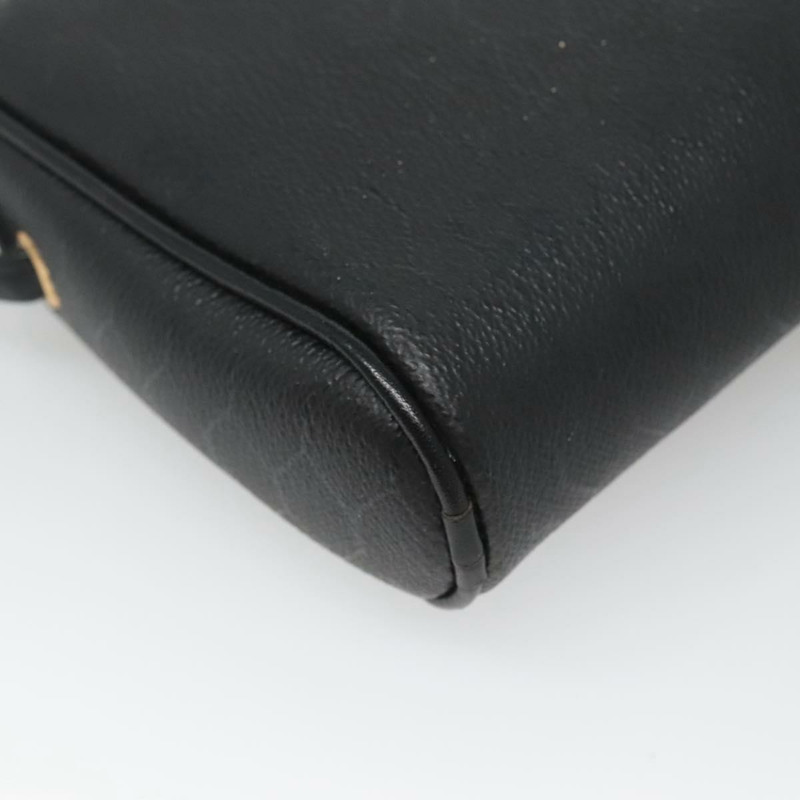 【日本直送】Christian Dior 蜂巢帆布肩背包 PVC 黑金 正品 126268-15