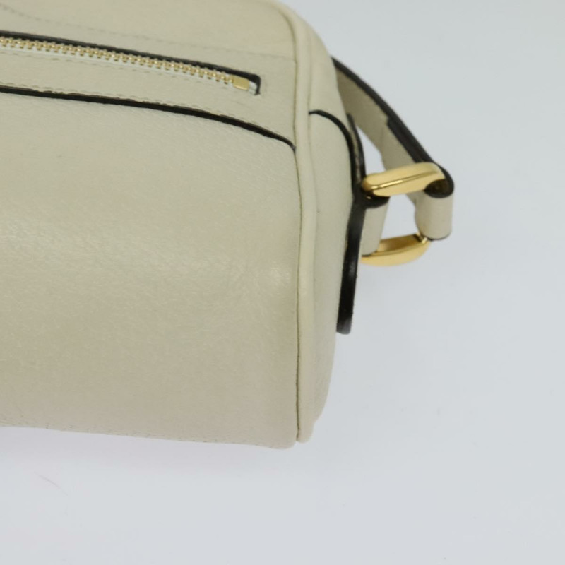 【日本直送】GUCCI Sherry Line 單肩包 皮革 白色 紅色 海軍藍 517350 正品 118604-13