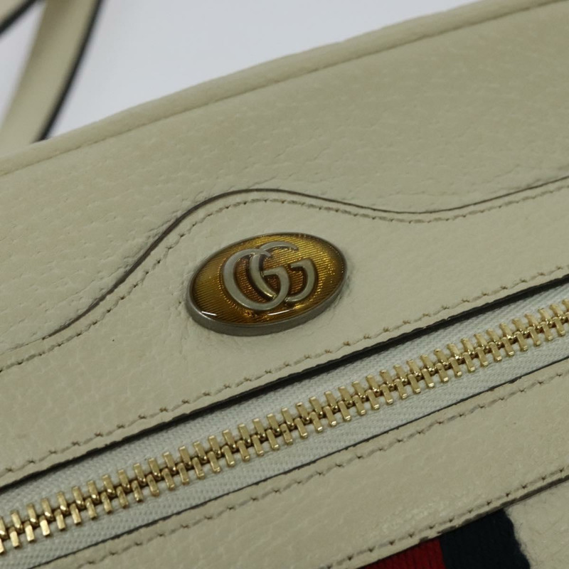 【日本直送】GUCCI Sherry Line 單肩包 皮革 白紅 海軍藍 517350 正品 118604-16