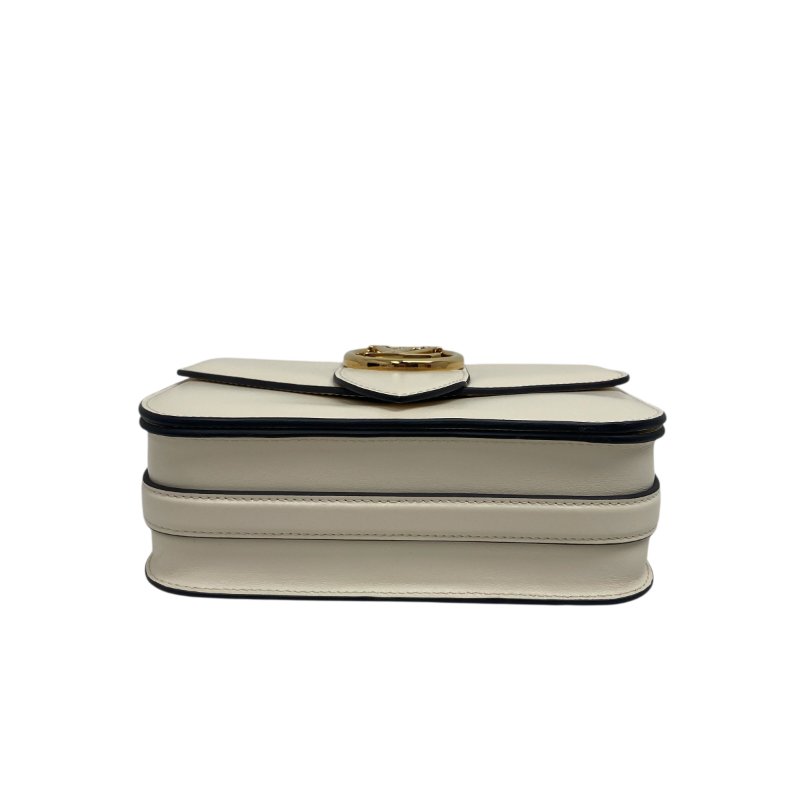 【LOUIS VUITTON】Monogram Empreinte Pont 郵差包 白色壓紋 金扣 M55950 晶片款(二手)F2886-12