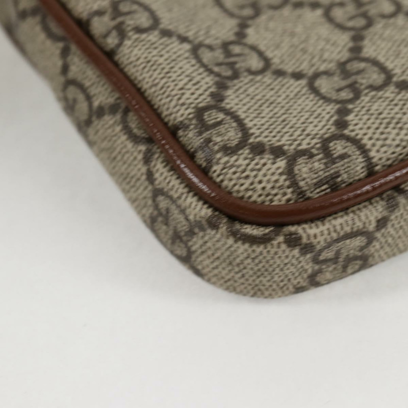 【日本直送】GUCCI GG Supreme 單肩包 PVC 米色 金色 700959 正品 118864M-14