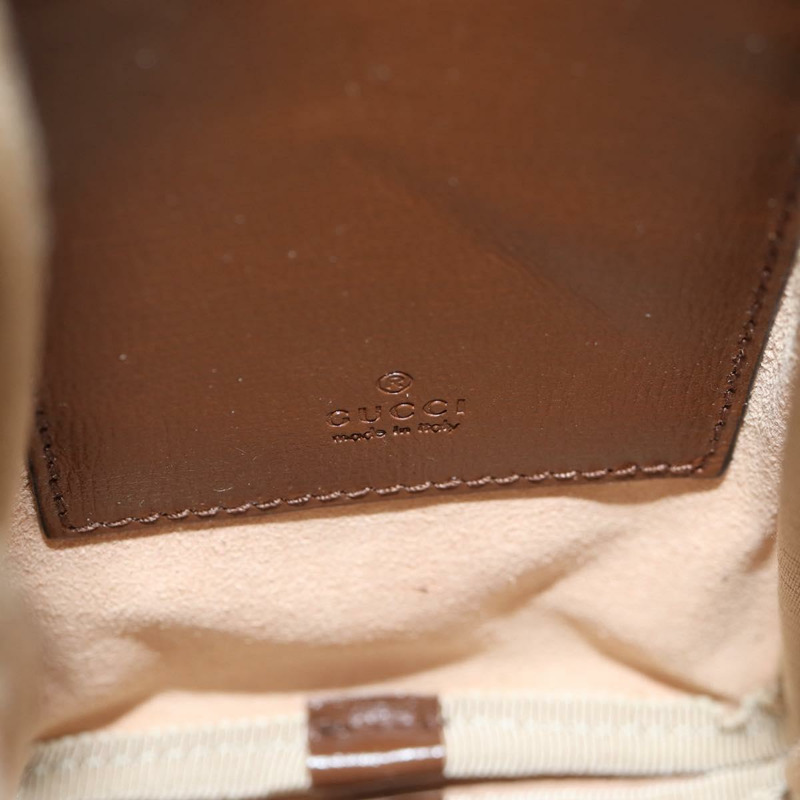 【日本直送】GUCCI GG Supreme 單肩包 PVC 米色 金色 700959 正品 118864M-27