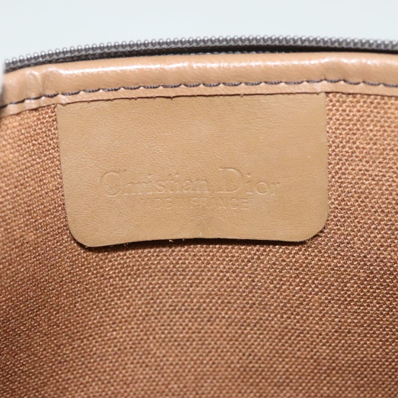 【日本直送】Christian Dior 蜂巢帆布手拿包 PVC 黑色 正品 ti3115-8