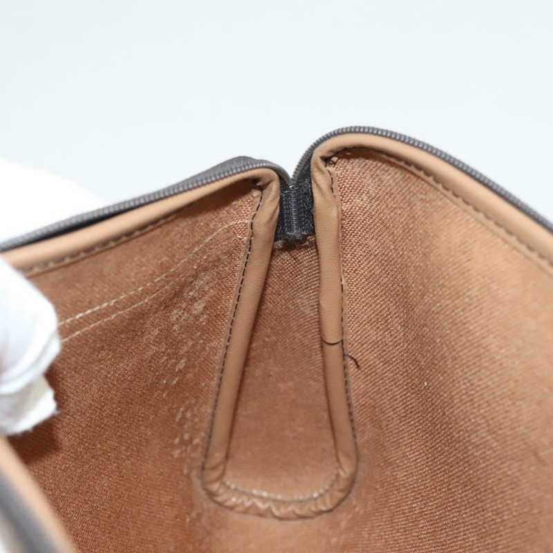 【日本直送】Christian Dior 蜂巢帆布手拿包 PVC 黑色 正品 ti3115-11