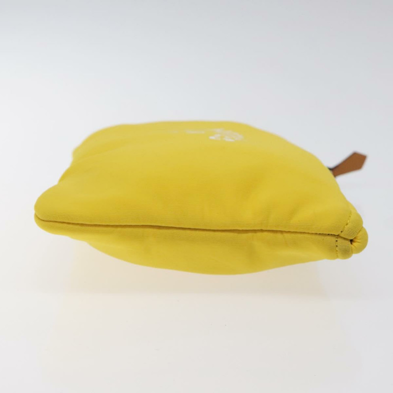 【日本直送】愛馬仕 Neovan PM 手拿包 尼龍 黃色 正品 bs26385-2