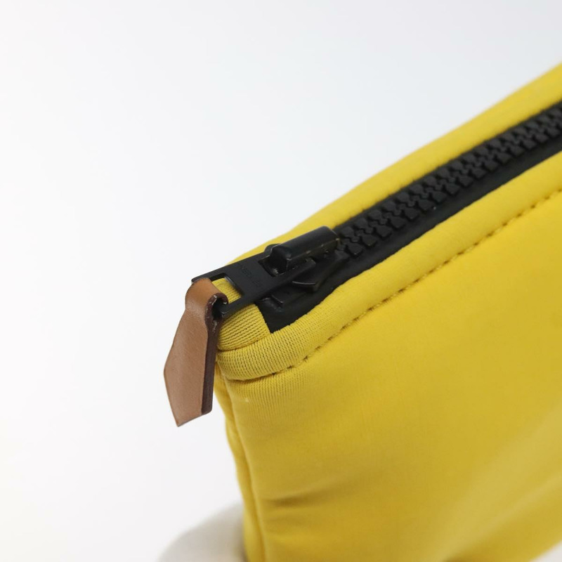 【日本直送】愛馬仕 Neovan PM 手拿包 尼龍 黃色 正品 bs26385-8