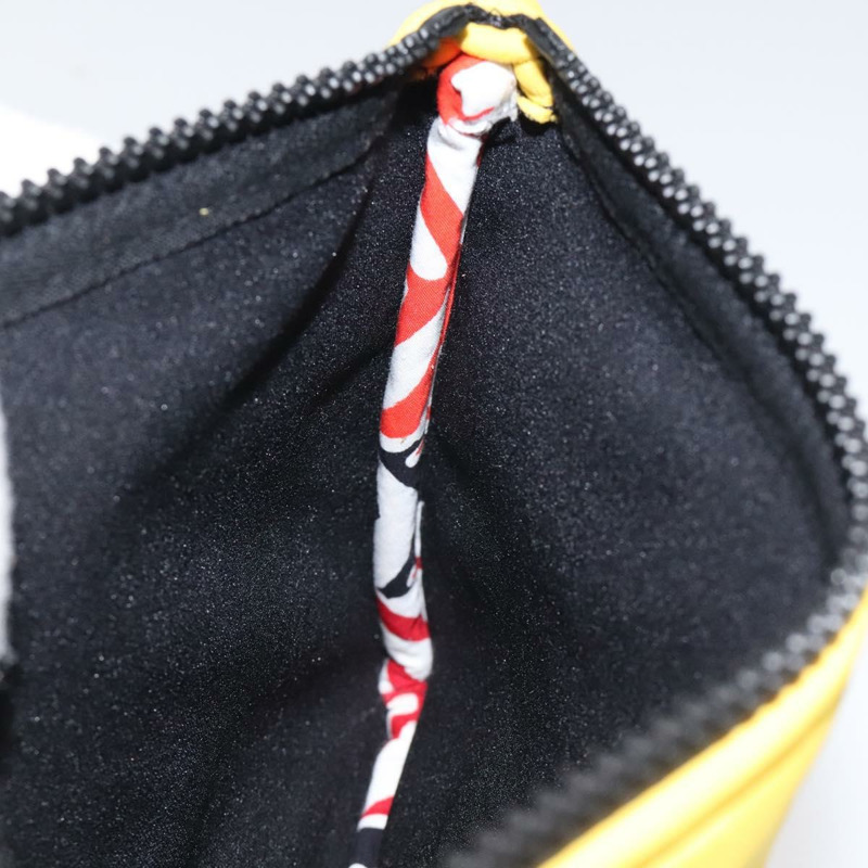 【日本直送】愛馬仕 Neovan PM 手拿包 尼龍 黃色 正品 bs26385-11