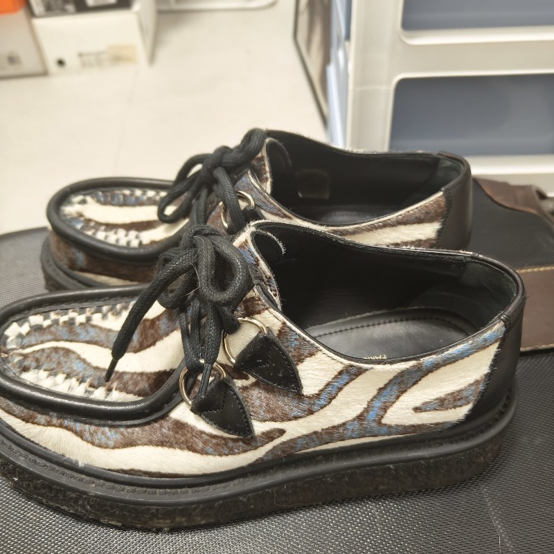 Louis Vuitton 毛絨皮鞋 女碼-4