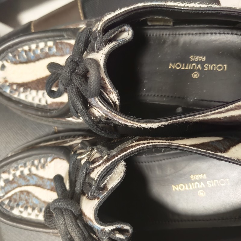 Louis Vuitton 毛絨皮鞋 女碼-7