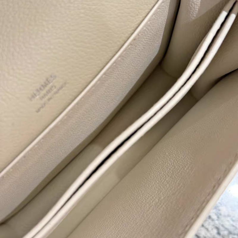 Hermes Roulis 豬鼻子19 純白 銀扣 EC皮 Y刻-7
