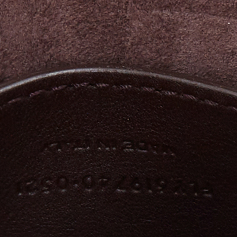 SAINT LAURENT Kaia brown heart embossed print YSL crossbody bag-11