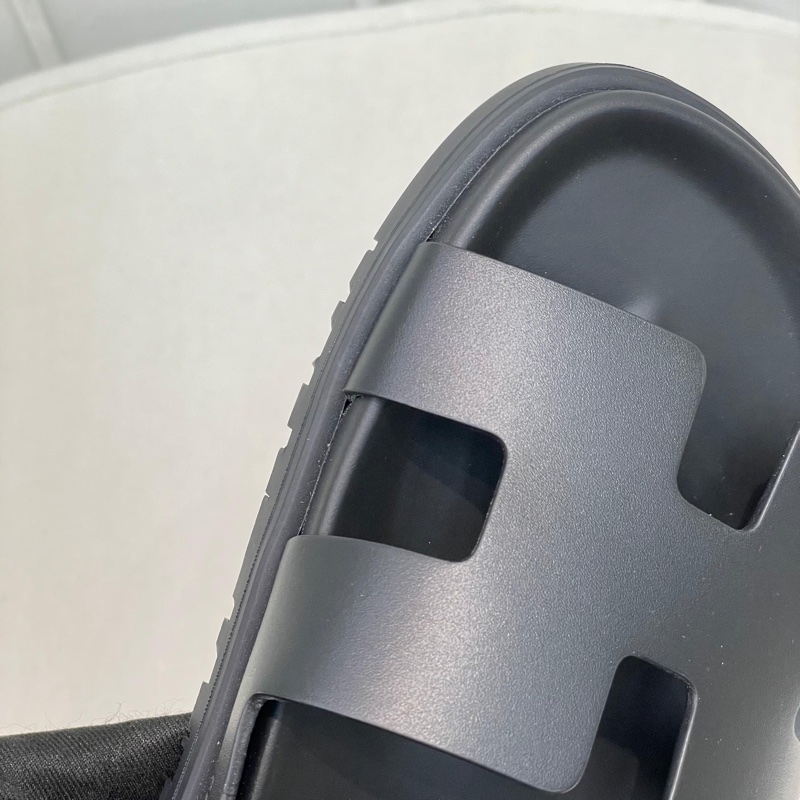 HERMES POP H 黑色拖鞋 二舅鞋 X654-13