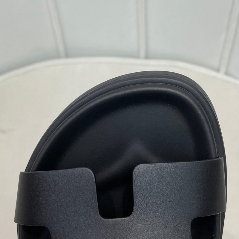 HERMES POP H 黑色拖鞋 二舅鞋 X654-14