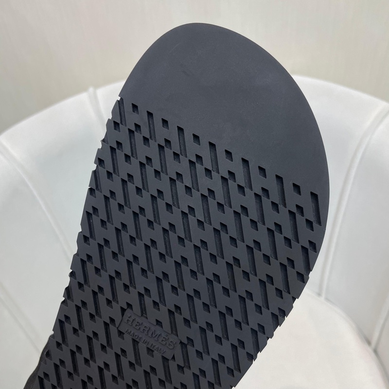 HERMES POP H 黑色拖鞋 二舅鞋 X654-28