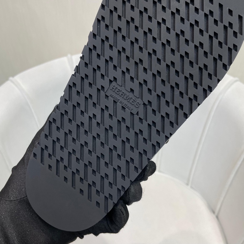 HERMES POP H 黑色拖鞋 二舅鞋 X654-29