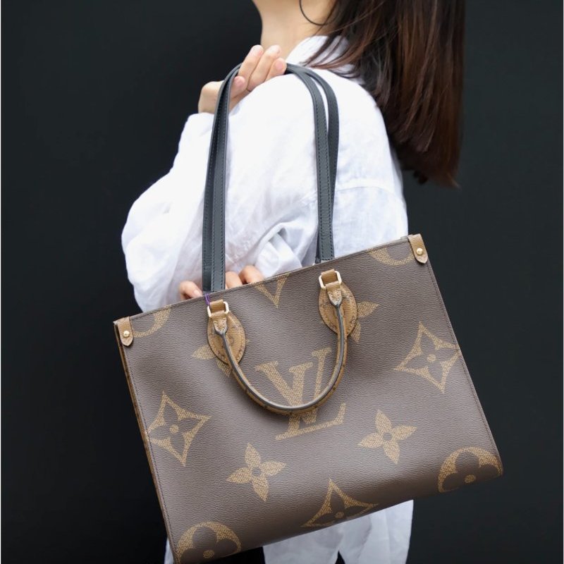 LV onthego中號 芯片款 35*25*27 全新 配件盒子塵袋購證-0