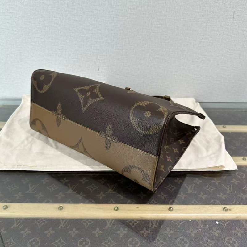 LV onthego中號 芯片款 35*25*27 全新 配件盒子塵袋購證-6