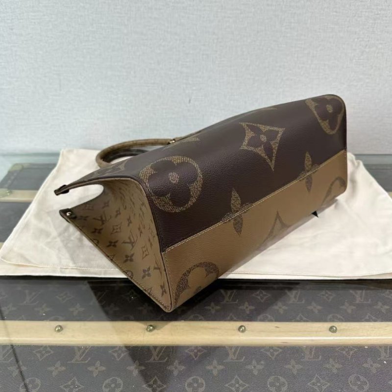 LV onthego中號 芯片款 35*25*27 全新 配件盒子塵袋購證-8