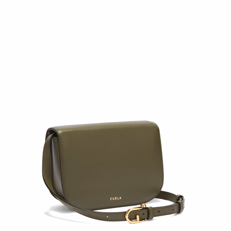 Furla - Sfera Round Sage Mini Flap Purse - WB01737BX0428 - SAGE-1