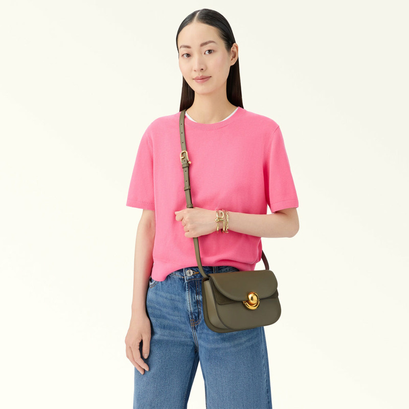 Furla - Sfera Round Sage Mini Flap Purse - WB01737BX0428 - SAGE-5