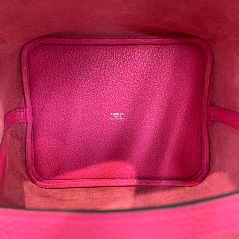 Hermes Picotine 22 桃紅色 TC Twilly XB407-7
