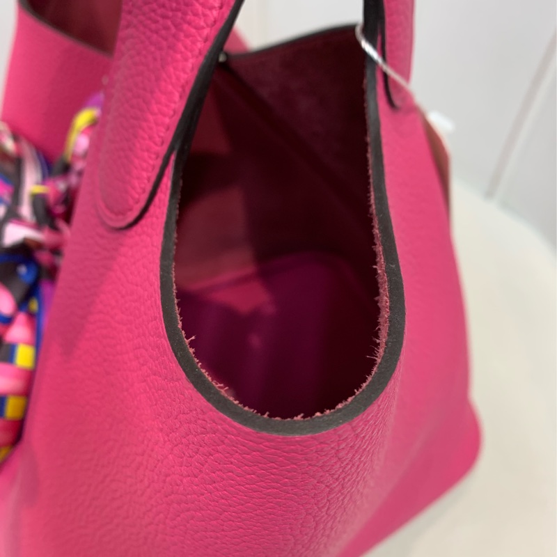 Hermes Picotine 22 桃紅色 TC Twilly XB407-13