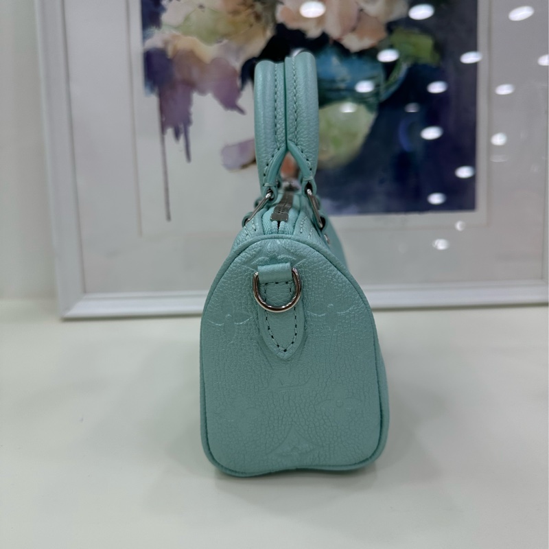 LV speedy nano 薄荷色 芯片款 99新 有塵袋-3