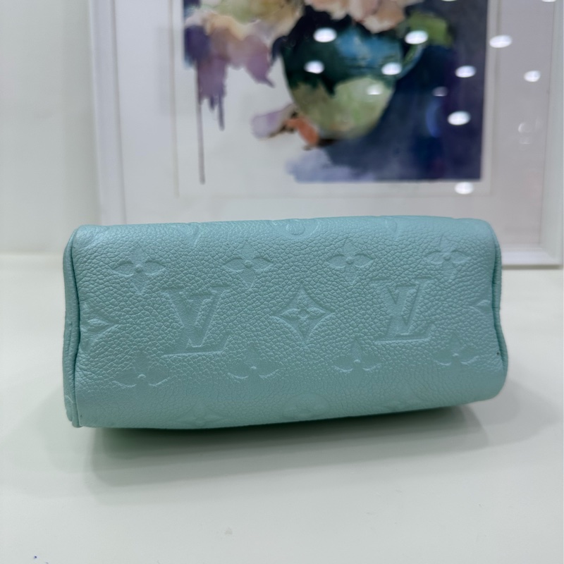 LV speedy nano 薄荷色 芯片款 99新 有塵袋-9