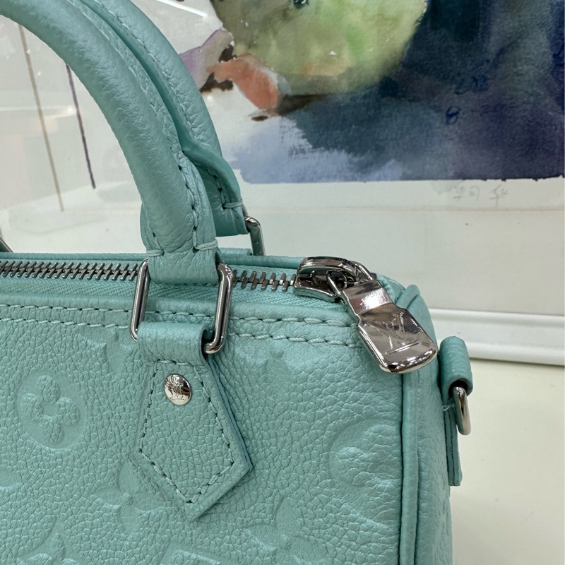 LV speedy nano 薄荷色 芯片款 99新 有塵袋-16