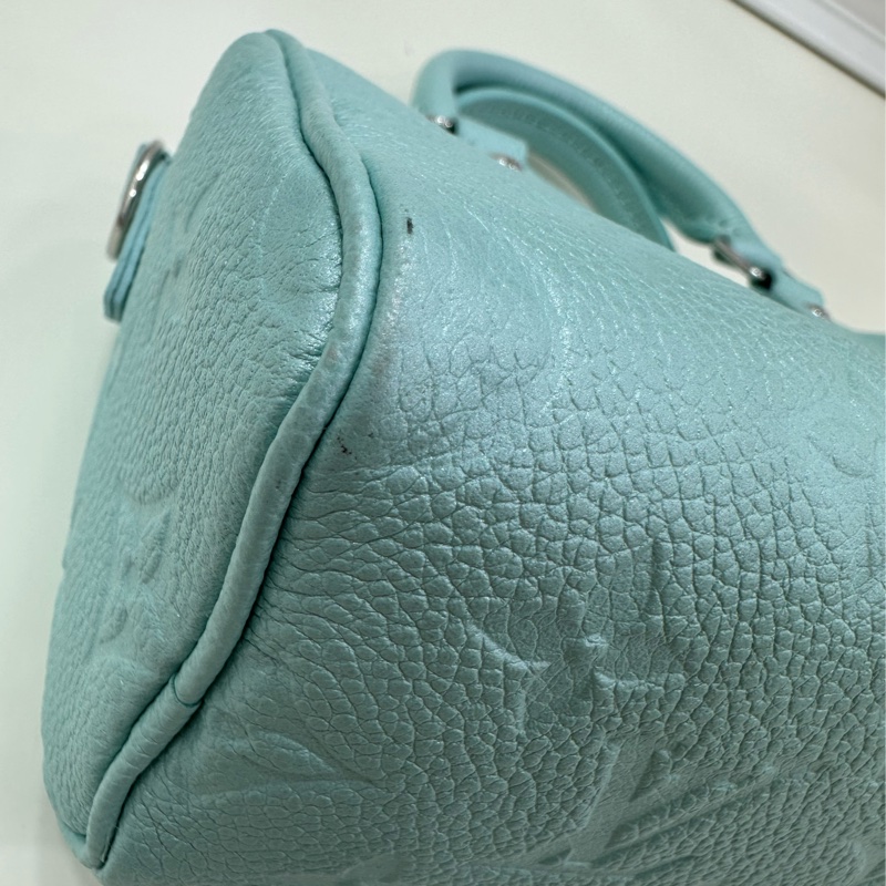 LV speedy nano 薄荷色 芯片款 99新 有塵袋-19