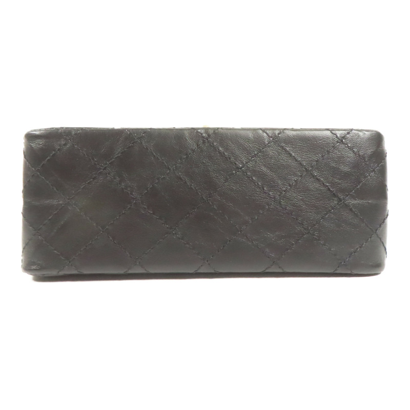 CHANEL 牛皮皮革2.55 Mini金扣鏈帶肩背袋-3