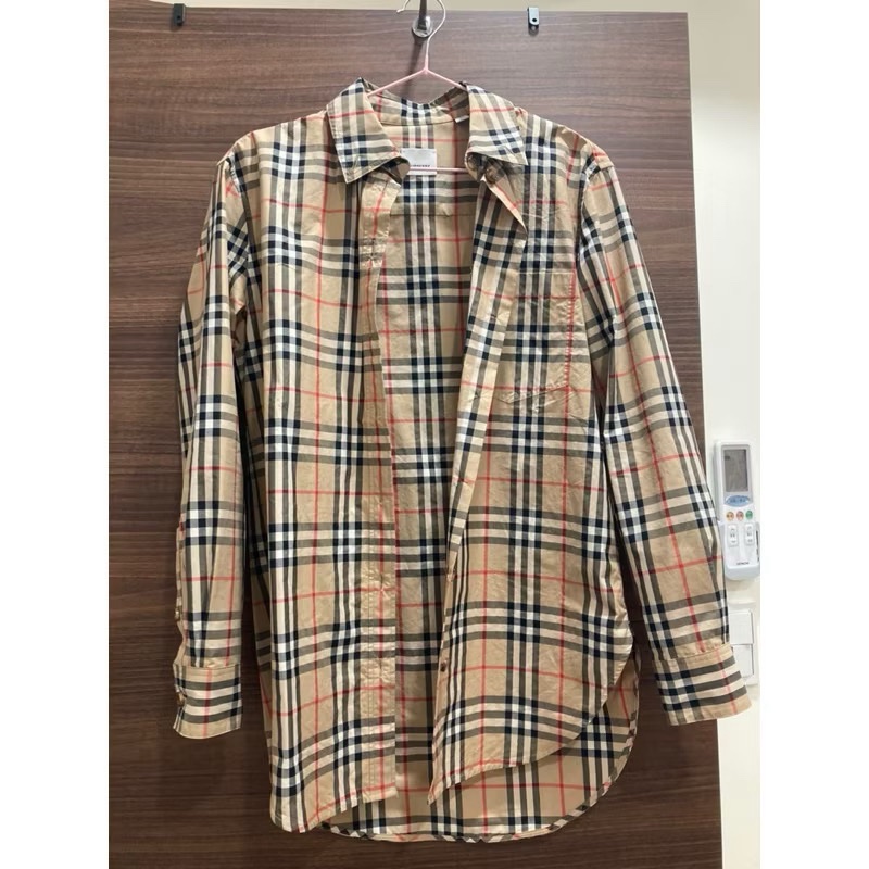 Burberry 挺版襯衫 二手商品 可單穿 也可以當外罩小外套🧥-6