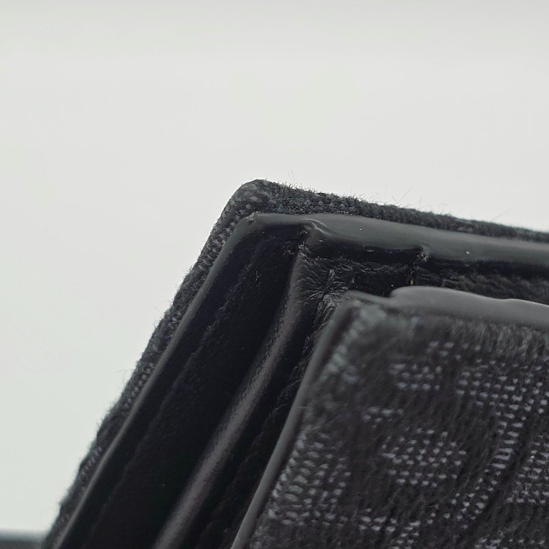 全💗送禮【購證配件齊全】Dior 黑色經典花紋帆布短錢夾-11