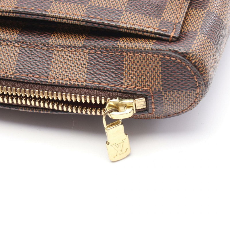 LOUIS VUITTON Geronimos 腰包 N51994 Damier 帆布 棕色 Ebene 二手 LV-6