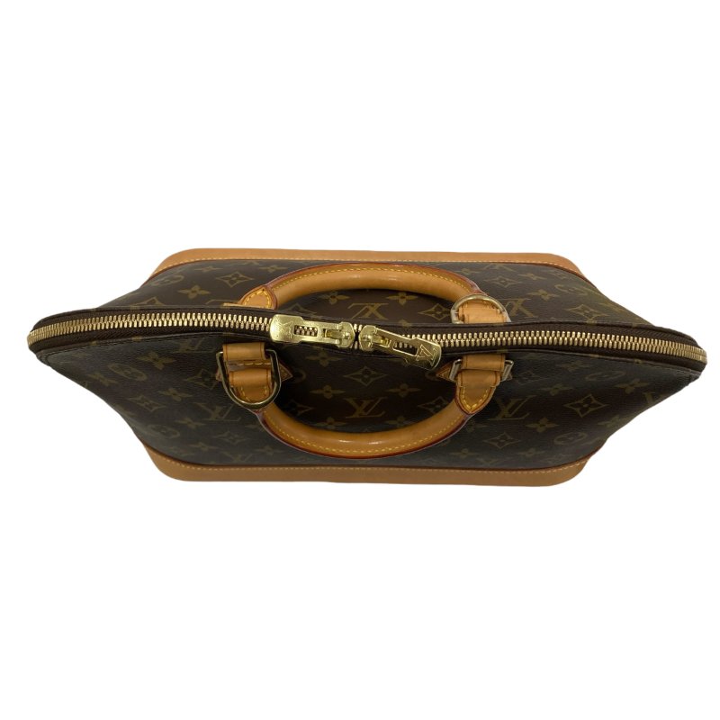 LOUIS VUITTON 路易威登 M51130 Alma PM PVC帆布 手提包 棕色老花-5