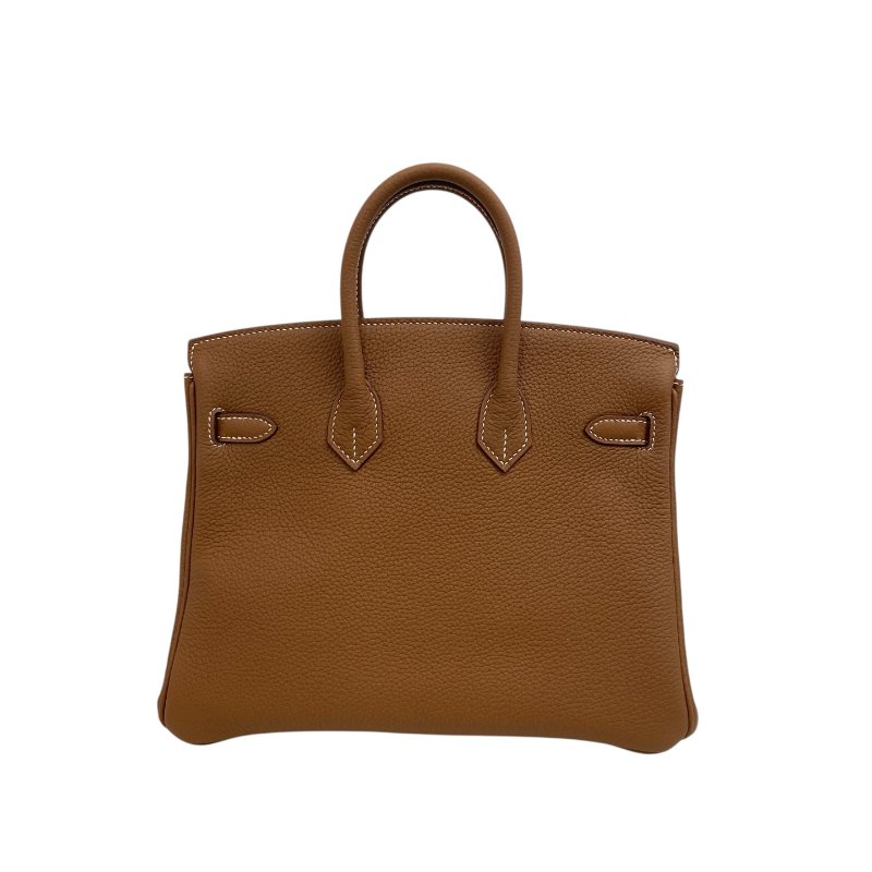 【HERMÈS】Birkin 25 金棕色 Togo 金扣 鉑金包(二手)H0003-2