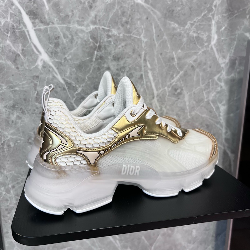 Dior 休閒運動鞋白金款 全新 38碼/Dior Vibe Sneaker White Gold-1
