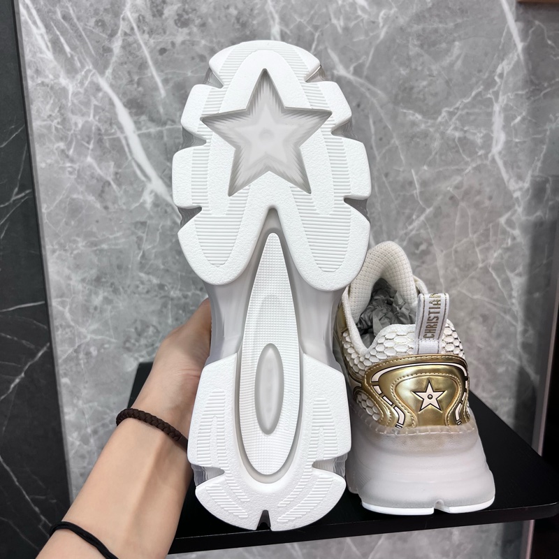 Dior 休閒運動鞋白金款 全新 38碼/Dior Vibe Sneaker White Gold-6